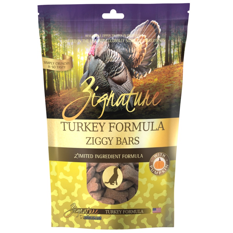 Zignature Turkey Formula Biscuit Treats for Dog12 oz