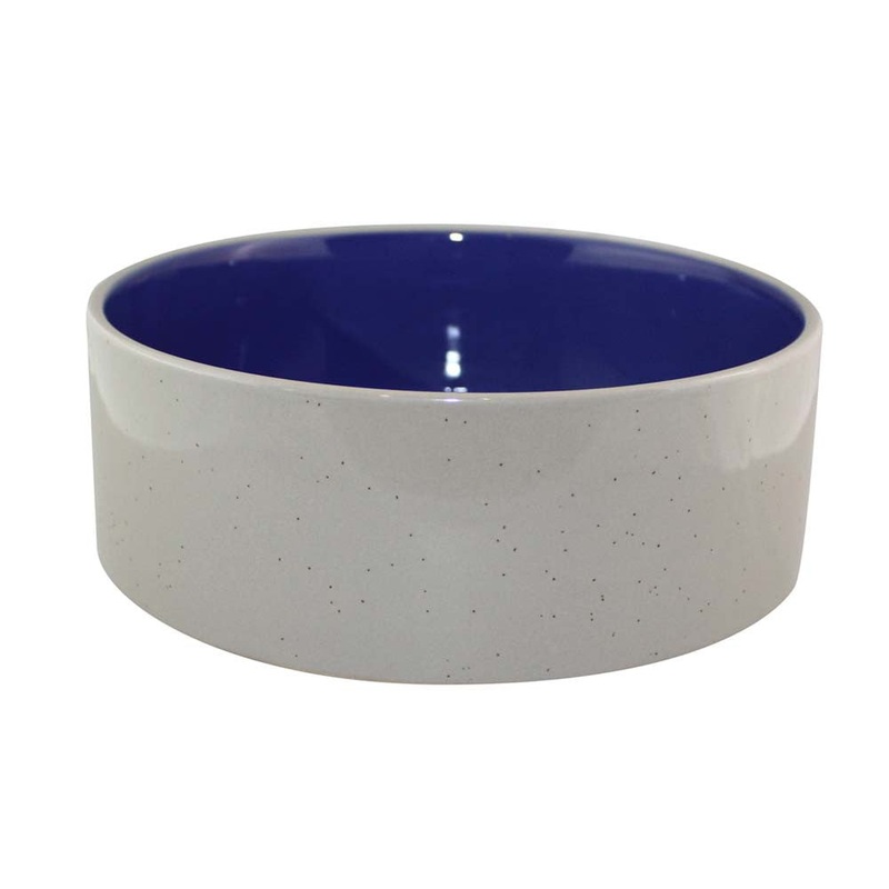 Spot Standard Crock Dog Bowl Blue 7.5 in
