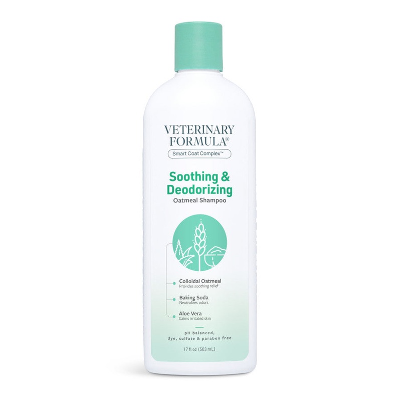 Synergy Labs Veterinary Formula Smart Coat Complex Soothing & Deodorizing Shampoo 17 fl. oz