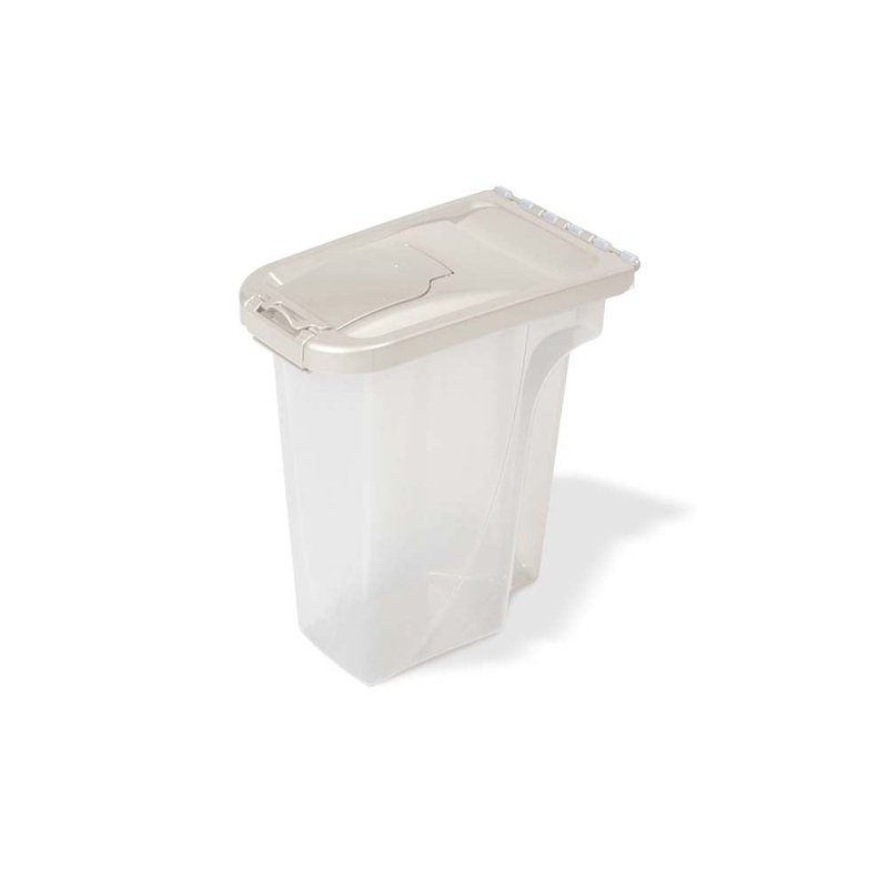 Van Ness Plastics Pet Food Container/Dispenser White|Clear 4lb