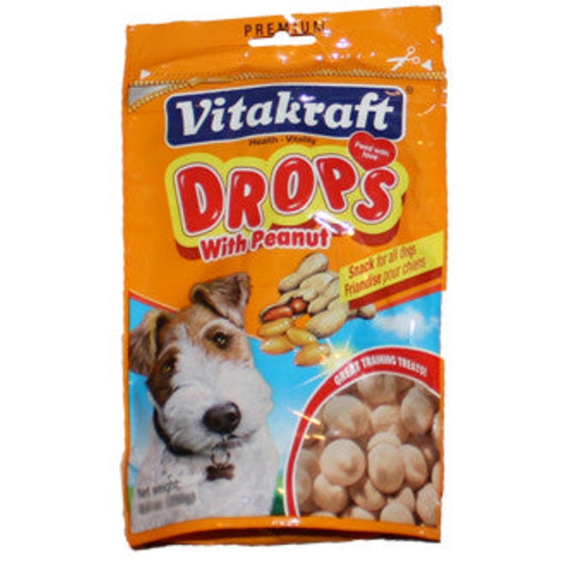 Vitakraft Drops Dog Treats Peanut 8.8 oz
