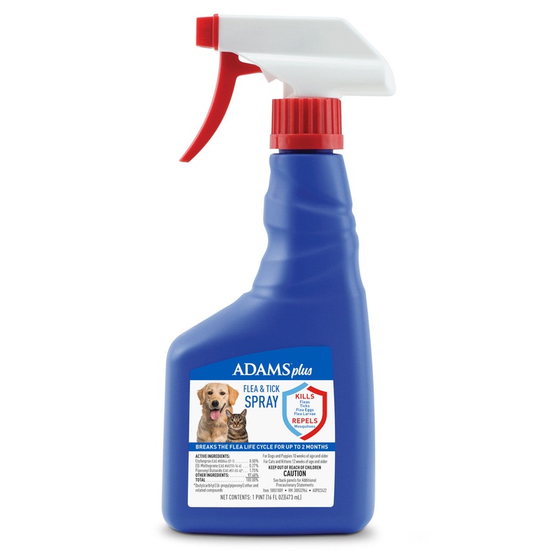 Adams Plus Flea & Tick Spray 16 fluid ounces