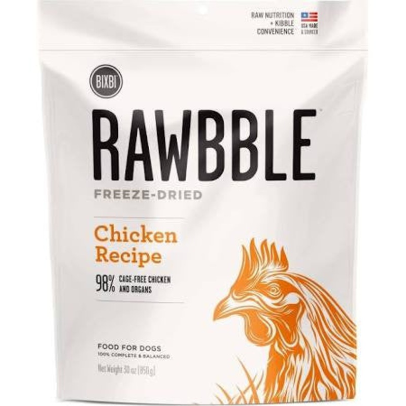 Bixbi Rawbble Dog Freeze Dried Chicken 26oz {L+x}