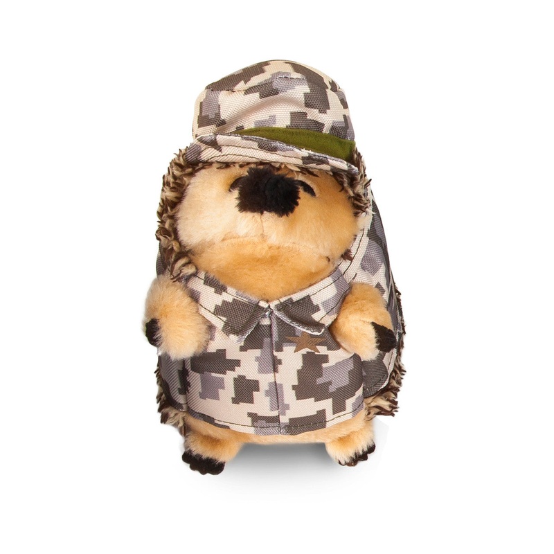 ZOOBILEE Army Heggies Plush Dog Toy Multi-Color One Size