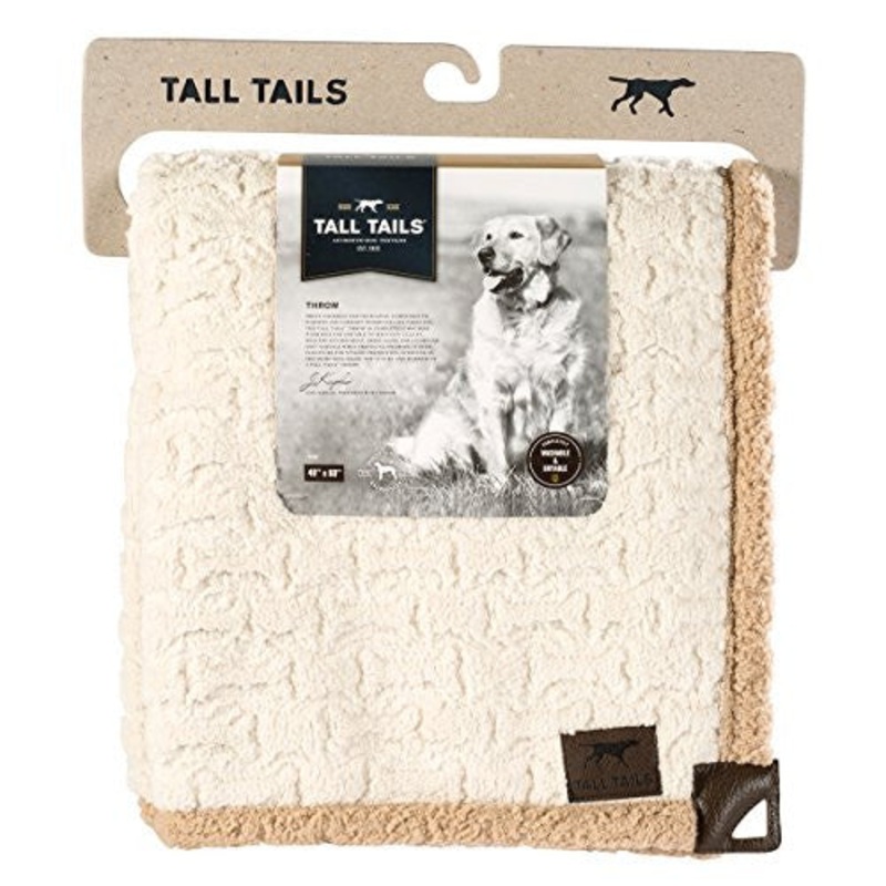 Tall Tails Dog Blanket Micro Cream Bone 30x40 {L-x}
