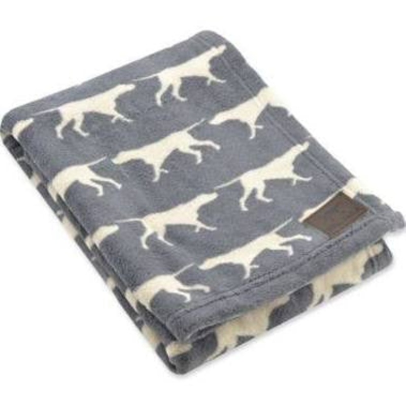 Tall Tails Dog Fleece Blanket Icon Charcoal 30x40 {L-x}