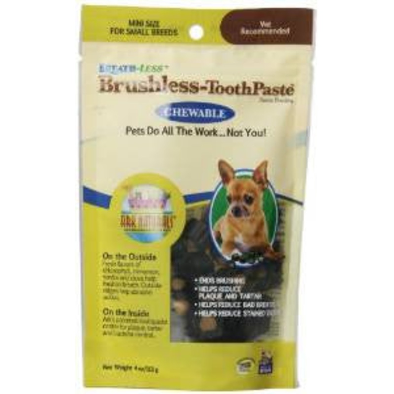 Ark Naturals Breath-less Toothpaste Chew Mini 4 oz. {L+1} 326066