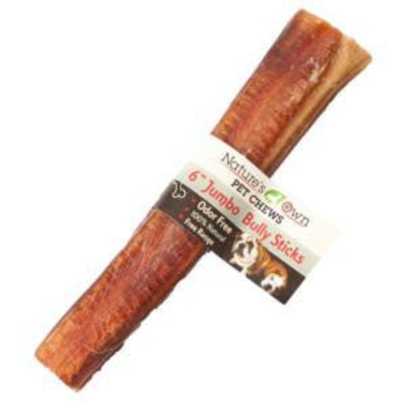 Best Buy Bones Inc. USA Jumbo Bully Sticks Odor Free 6" Display 40 Pc. {L+1} 395004