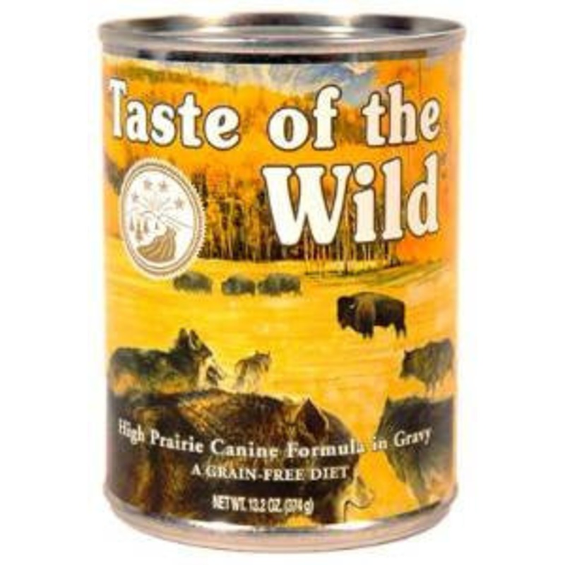 Taste of the Wild High Prairie Can Dog 12/13.2 oz. {L-1}418591{RR}