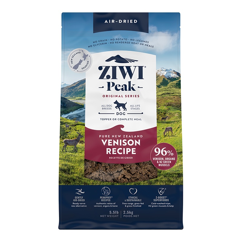 Ziwi dog Air Dried Venison 5.5lb. {L-x}