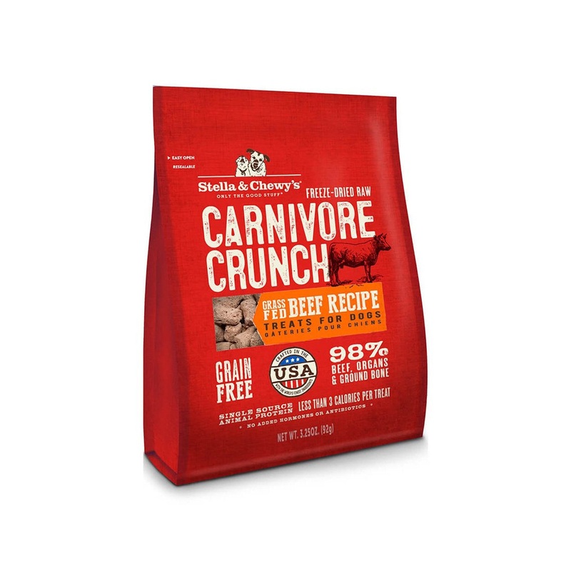 Stella & Chewy's 3.25 oz. Carnivore Crunch For Dogs - Beef {L+1x} 860112