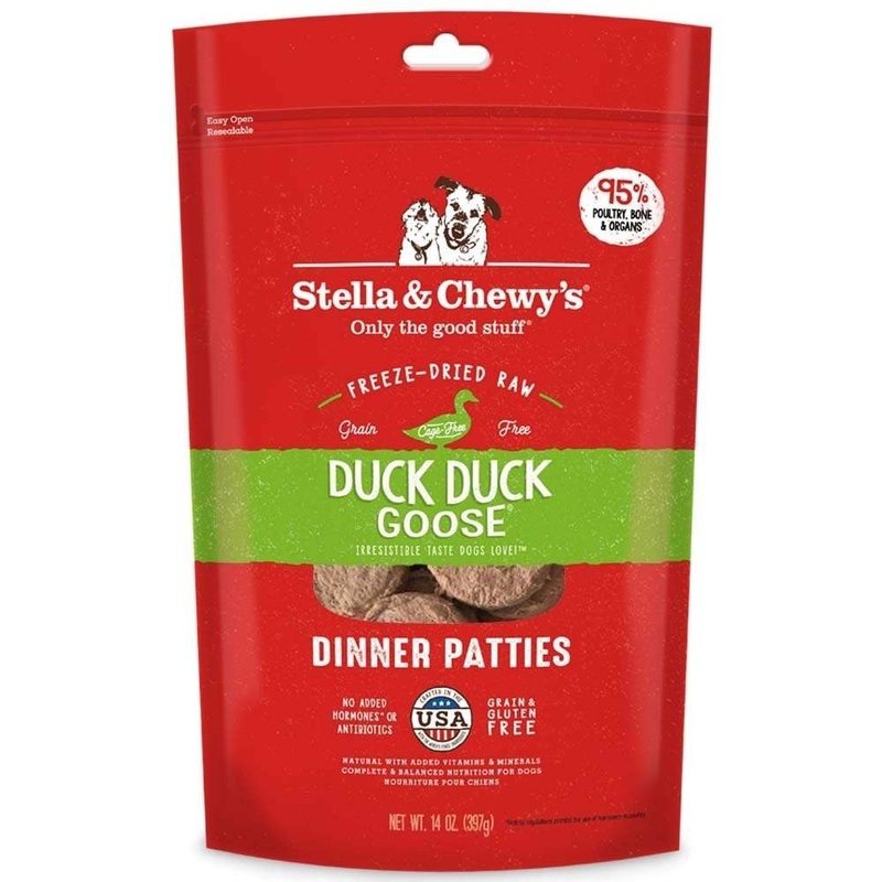 Stella & Chewy's Freeze Dried Duck Duck Goose Dinner Dog 14z {L+1x} 860270