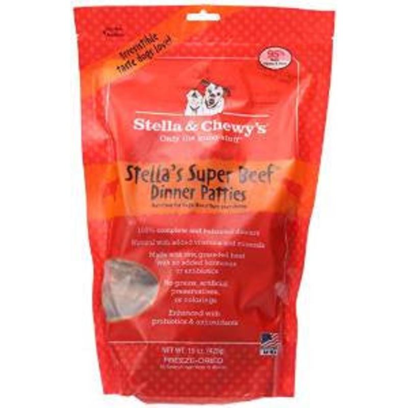 Stella & Chewy's Freeze Dried Super Beef Dinner Dog 14Z {L+1x} 860268