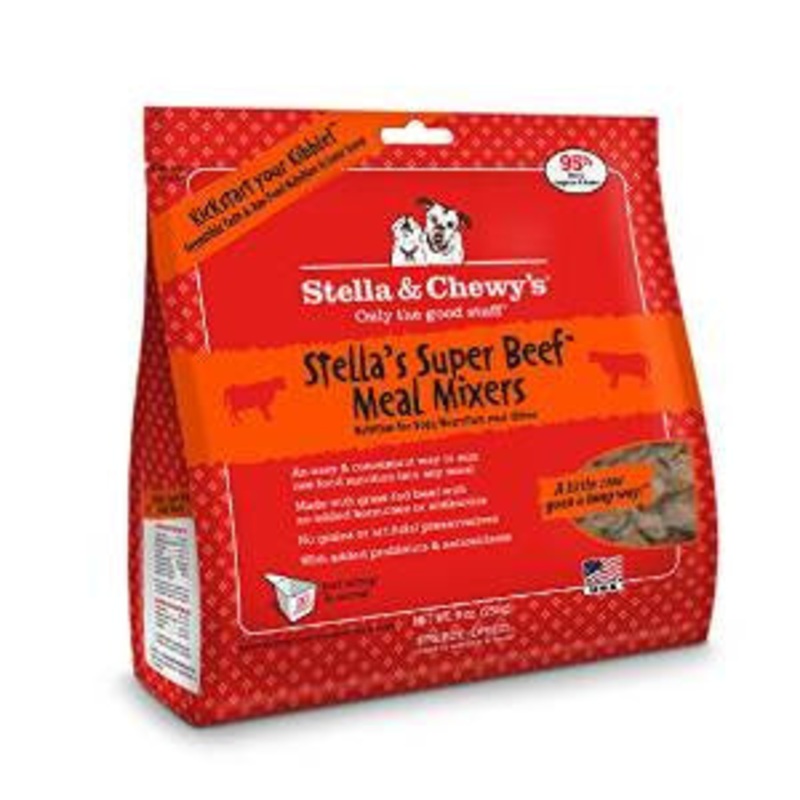 Stella & Chewy's Freeze Dried Super Beef Meal Mixer Dog 8z {L+1x} 860276
