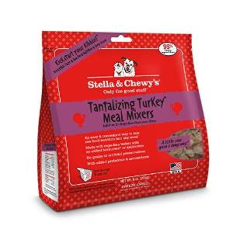 Stella & Chewy's Freeze Dried Tantalizing Turkey Meal Mixer Dog 8z {L+1x} 860279