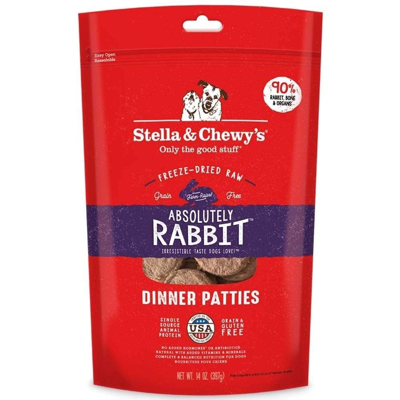 Stella & Chewy's 5.5 oz. Freeze-Dried Absolutely Rabbit Dinner {L+1x} 860154