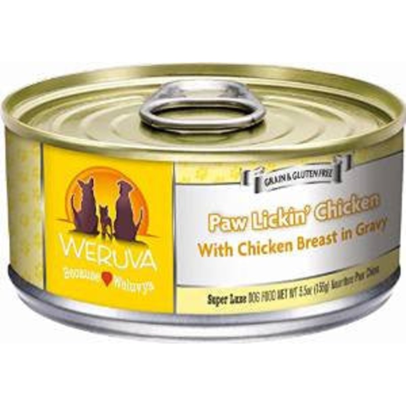 Weruva Paw Lickin' Chicken Can Dog 24/5.5oz. {L-x} 784400
