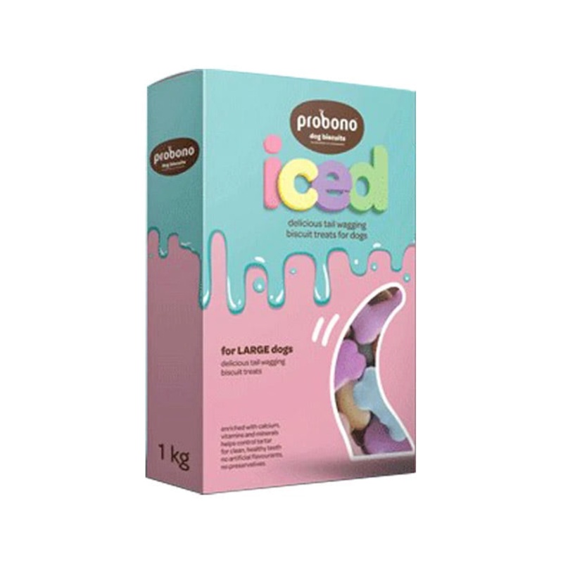 Probono Iced Dog Biscuits: for Large Doggies