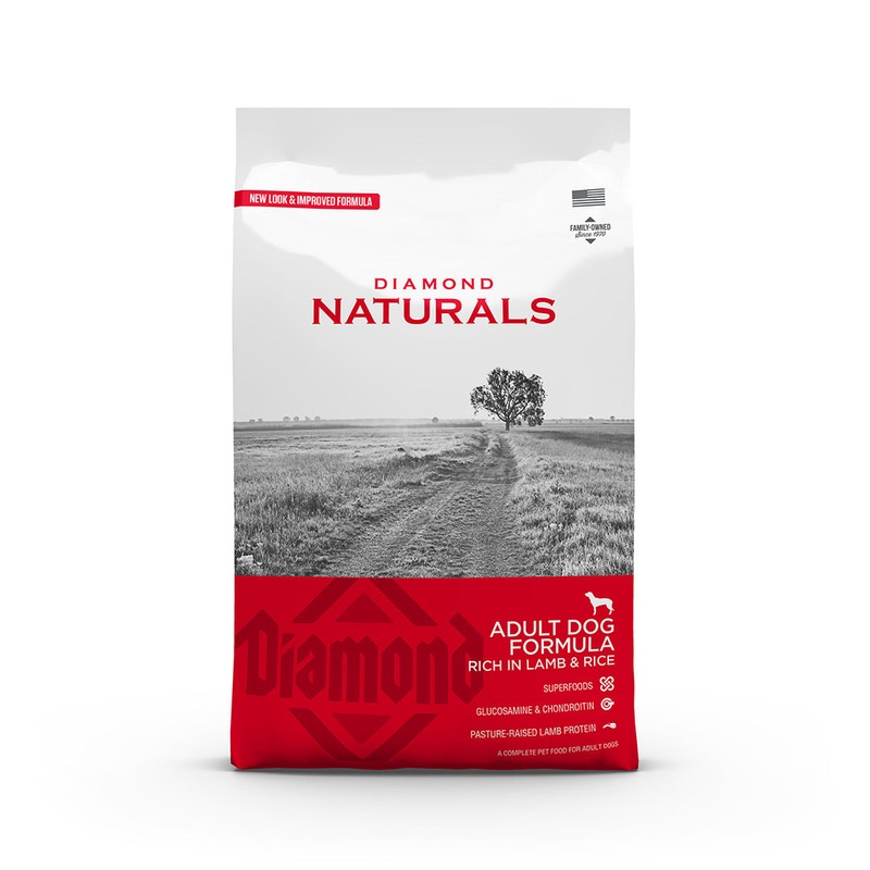 Diamond Naturals Adult Dog Formula: Rich in Lamb & Rice