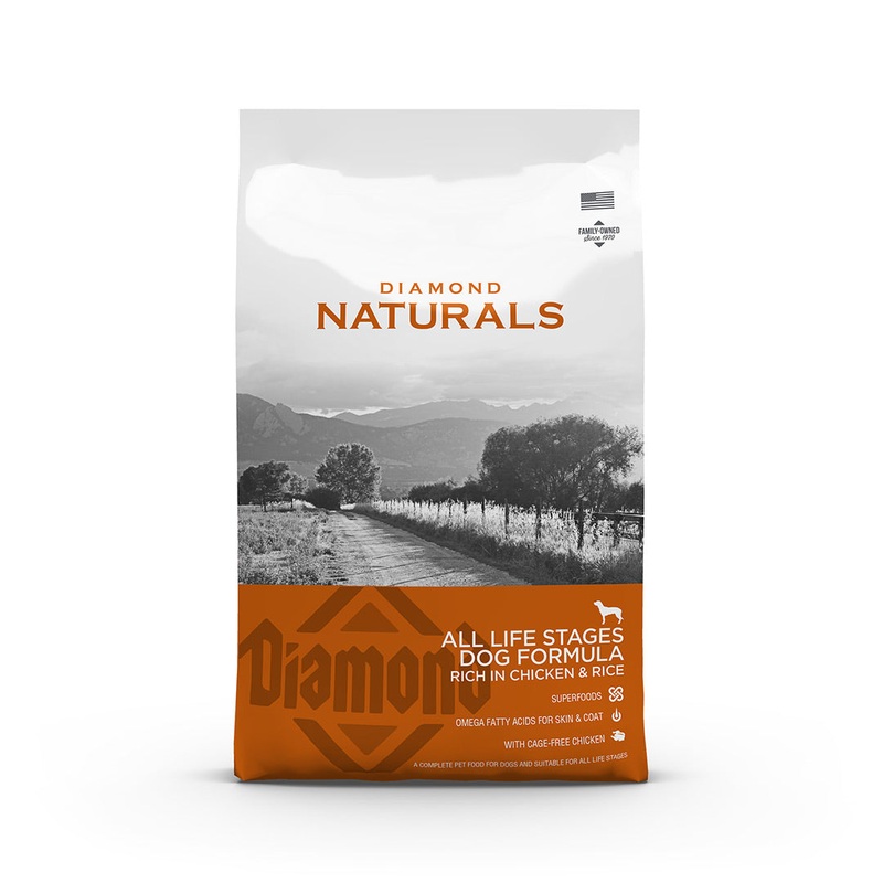 Diamond Naturals All Life Stages Dog Formula: Rich in Chicken & Rice
