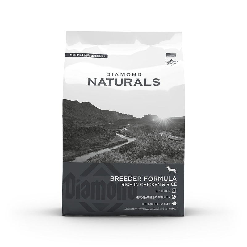 Diamond Naturals Breeder Formula: Rich in Chicken & Rice