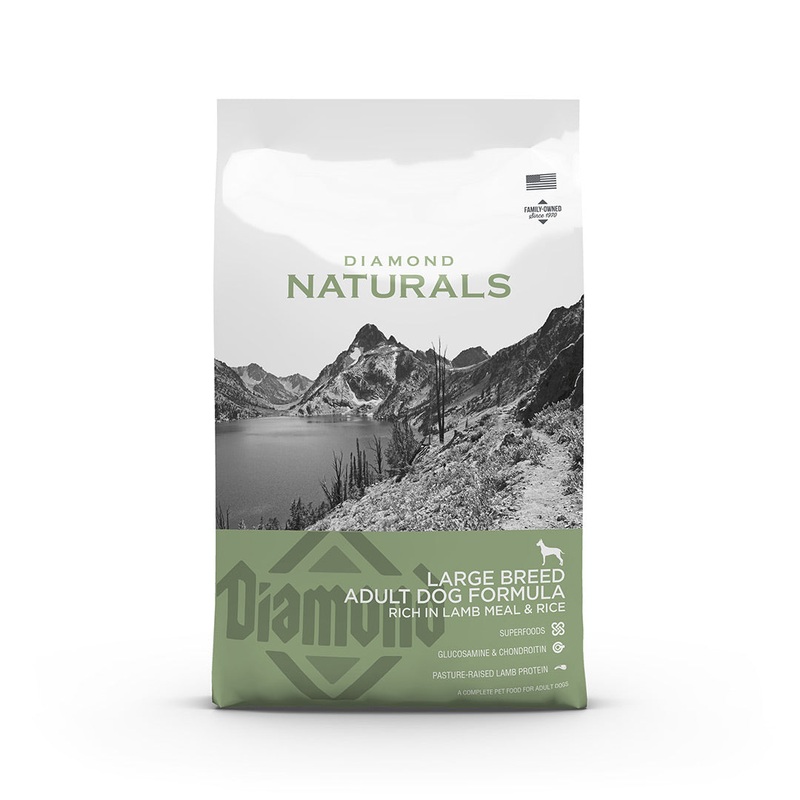 Diamond Naturals Large Breed Adult Dog Formula: Rich in Lamb Meal & Rice