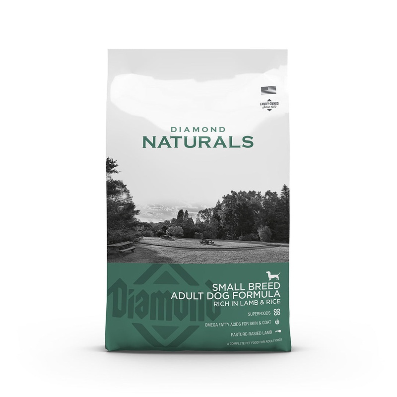 Diamond Naturals Small Breed Adult Dog Formula: Rich in Lamb & Rice