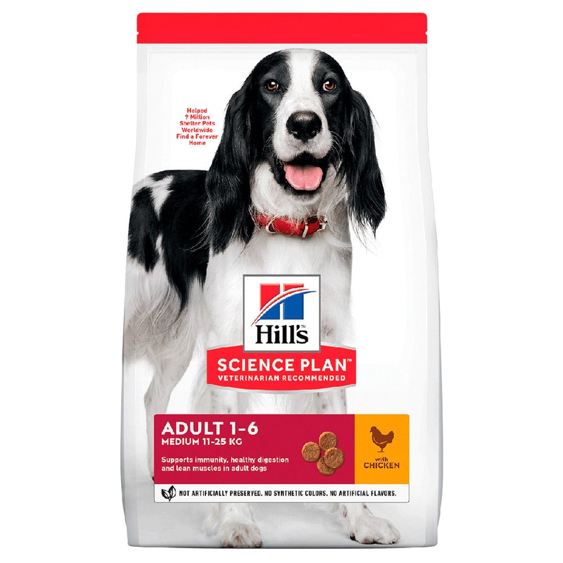 Hill's Adult 1-6 Medium Breed with Chicken