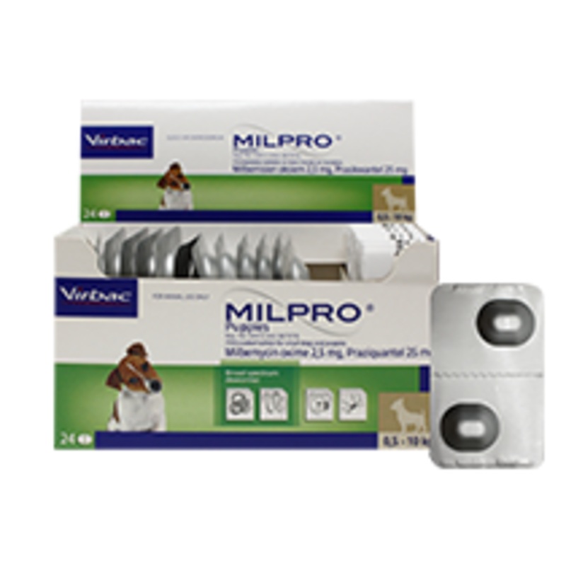Milpro Dewormer for Puppies/Dogs [Sold Per Tablet]