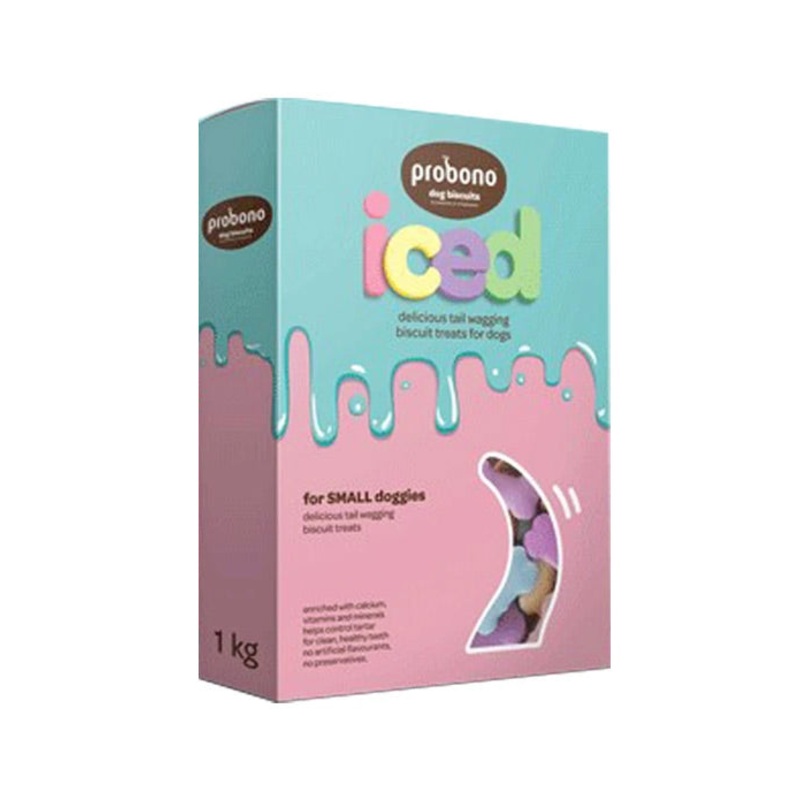 Probono Iced Dog Biscuits: for Small Doggies