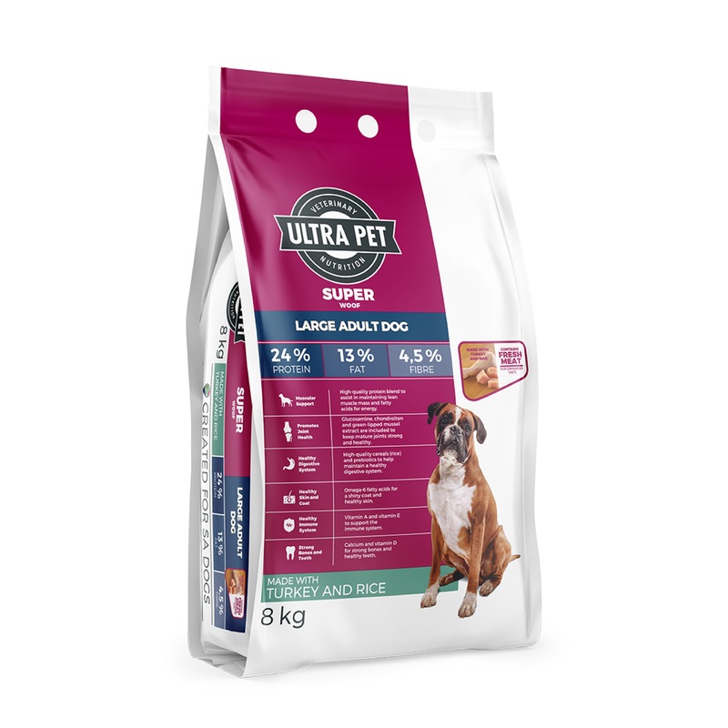 Ultra Pet Superwoof Large Adult Turkey & Rice Dry Dog Food