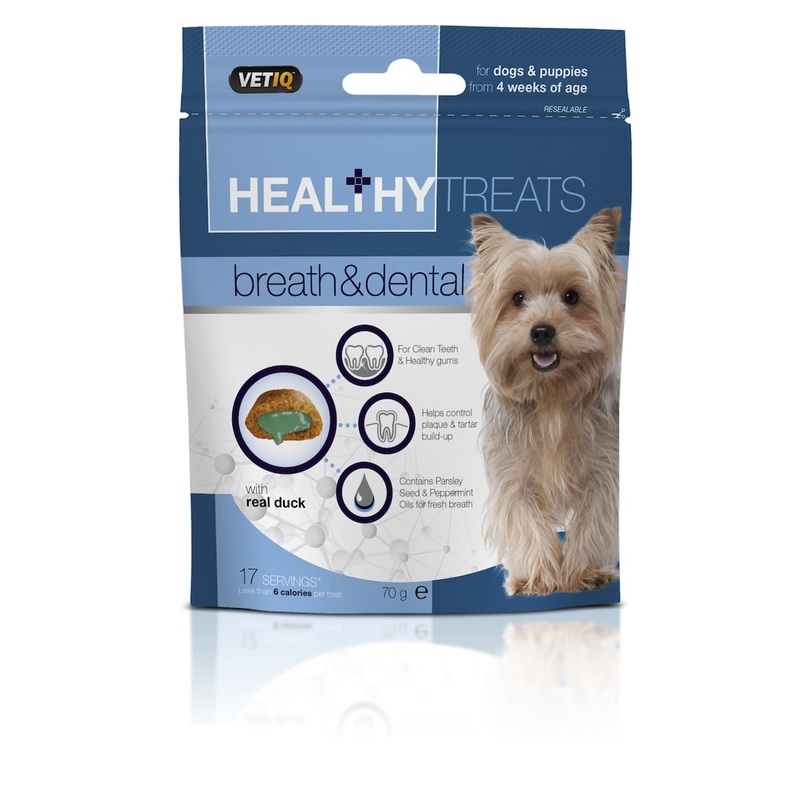 Vet IQ Healthy Treats - Breath and Dental 70g