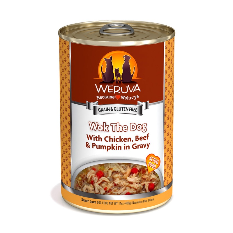 Weruva Wok The Dog with Chicken, Beef & Pumpkin in Gravy