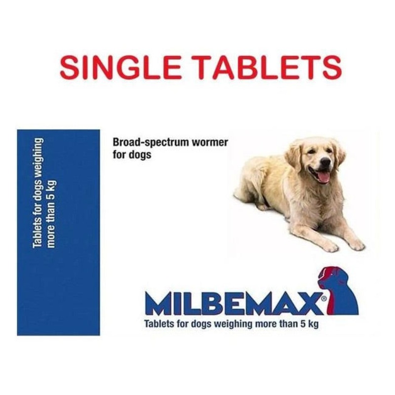 Milbemax Classic Dewormer for Dogs [Sold per Tablet]