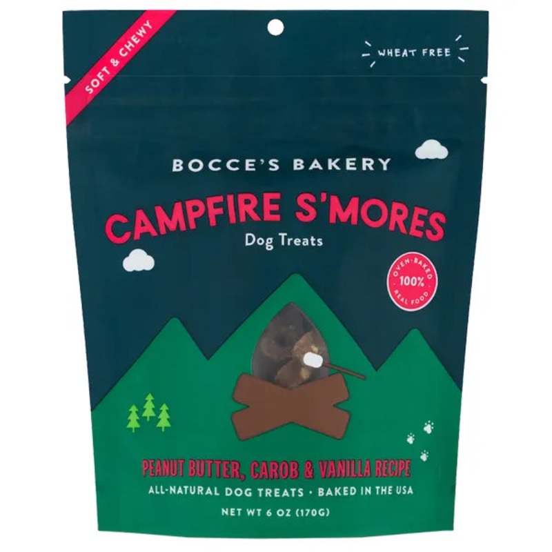 Bocce's Bakery Campfire S'Mores Soft & Chewy Dog Treats