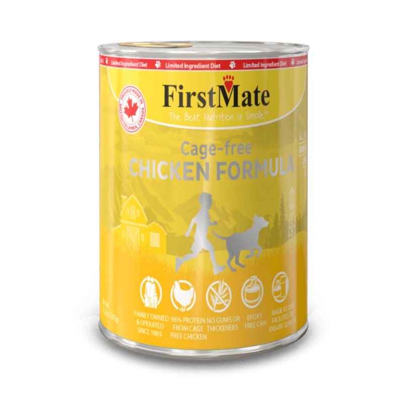 First Mate Limited Ingredient  Cage Free Chicken Formula for Dogs