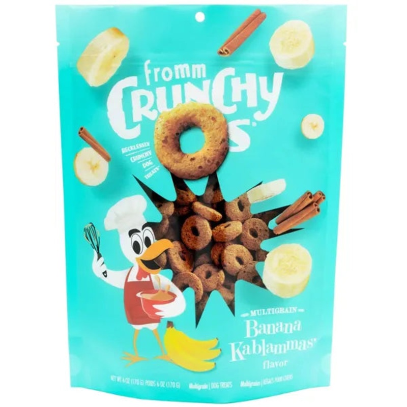 Fromm Crunchy Os Multigrain Dog Treats - Banana Kablammas