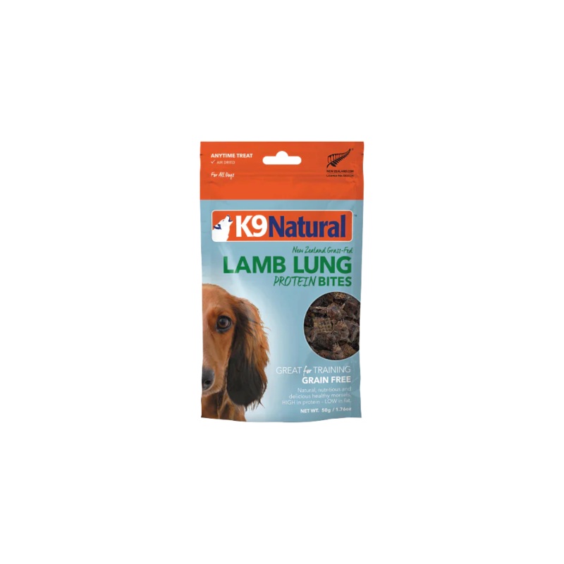K9 Natural Lamb Lung Protein Bites Dog Treats