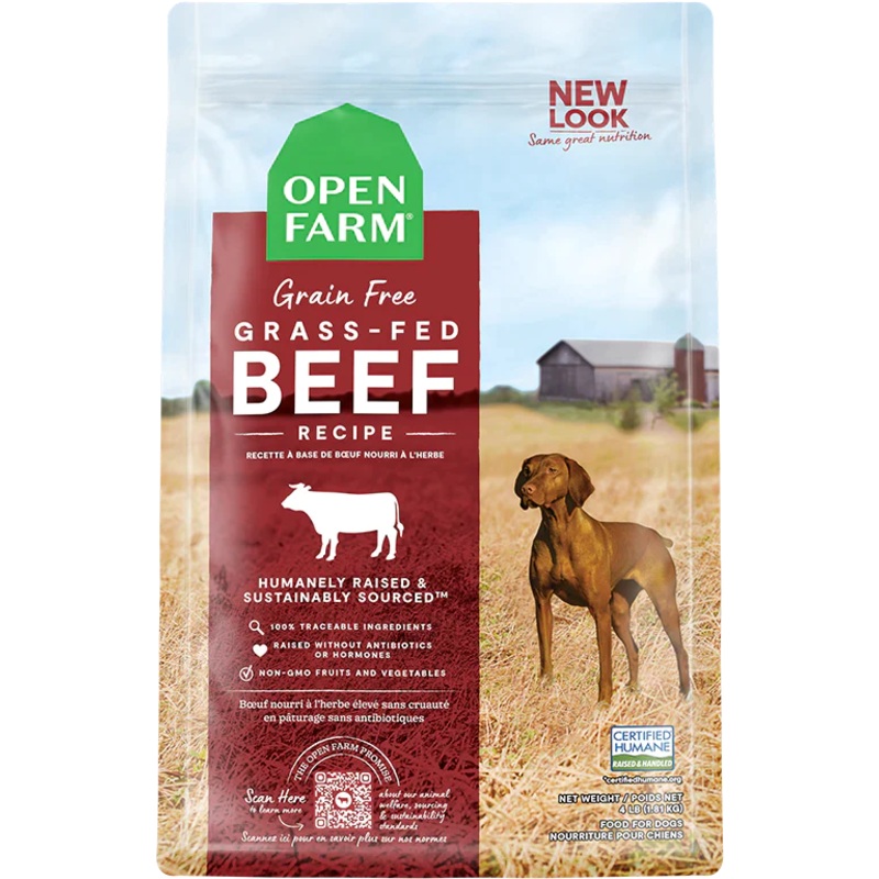 Open Farm Grass-Fed Beef Grain-Free Dry Dog Food
