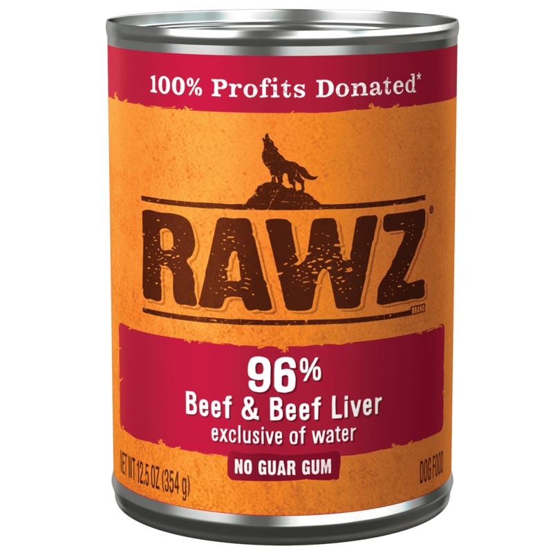 RAWZ BEEF & BEEF LIVER DOG FOOD