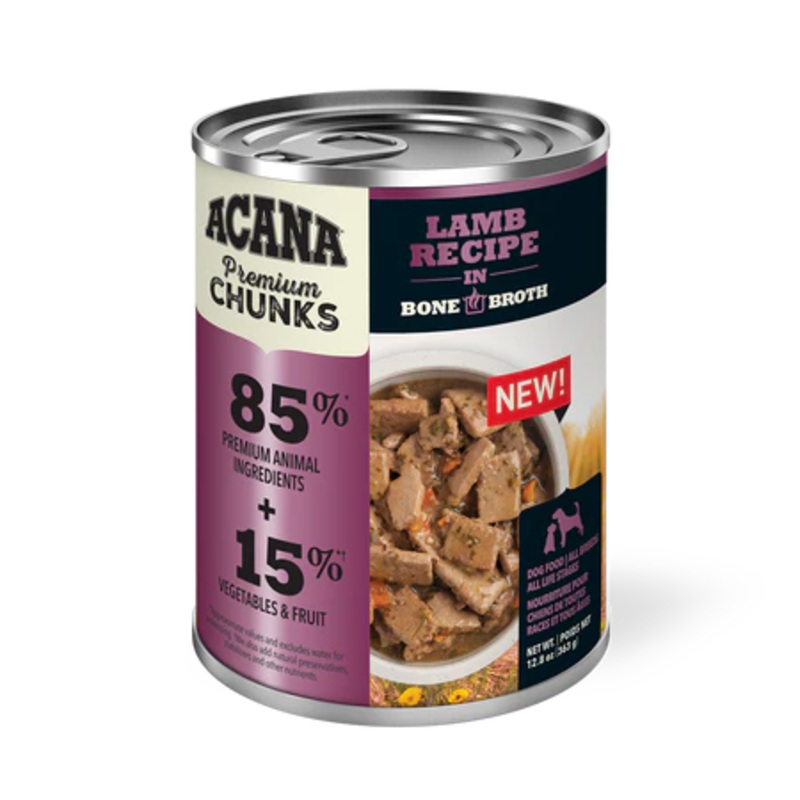 ACANA Premium Chunks, Lamb Recipe in Bone Broth