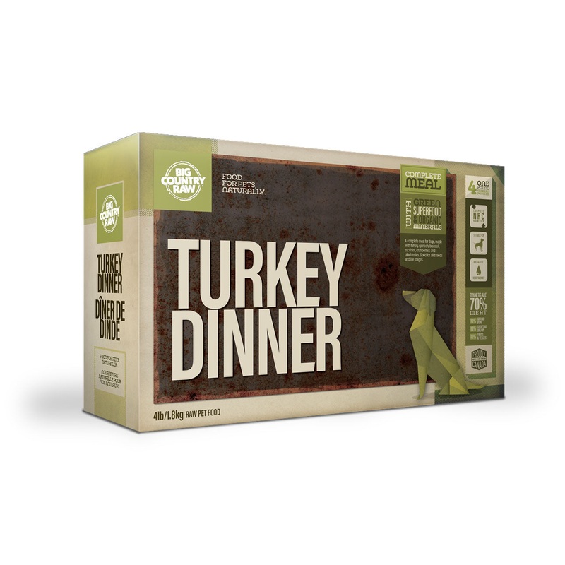Big Country Raw Turkey Dinner Carton