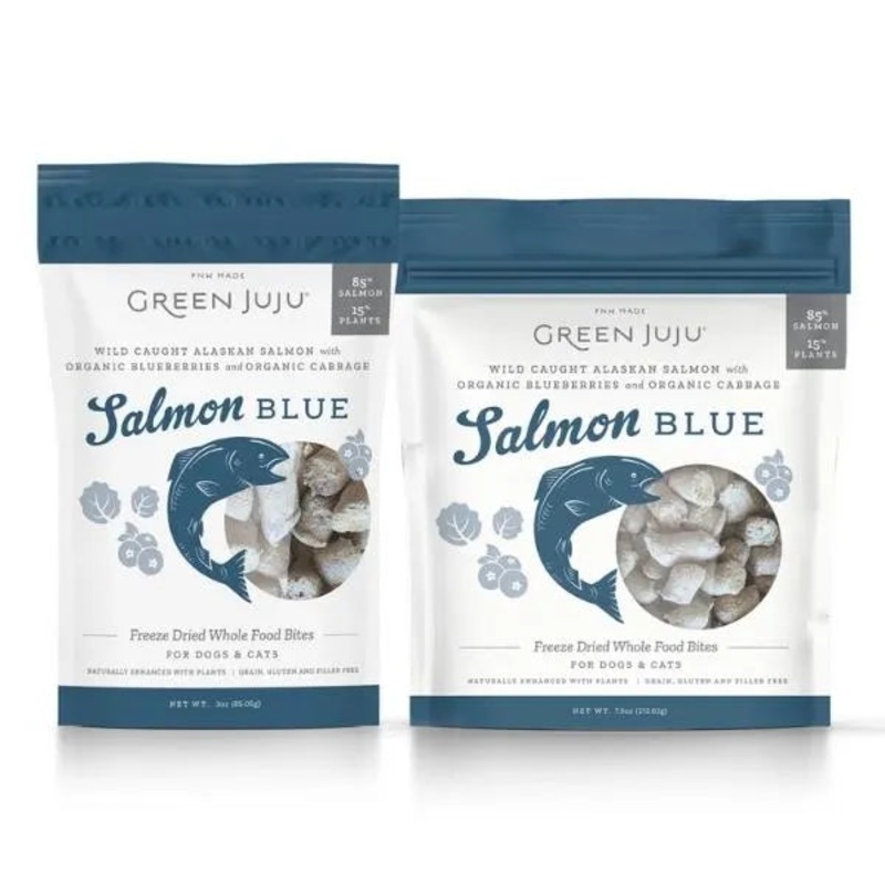 Green Juju Freeze-Dried Whole Food Bites - Salmon Blue