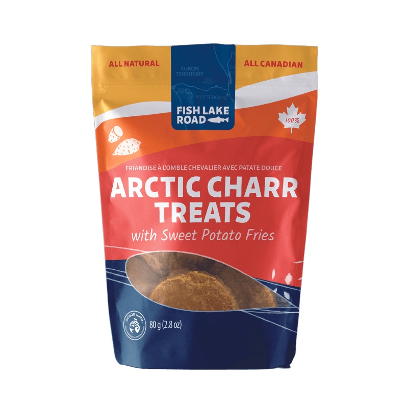 Arctic Charr Treats With Sweet Potato