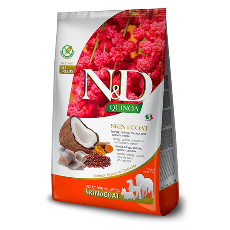 Farmina N&D Quinoa Functional Canine Dog Food - Skin & Coat Herring