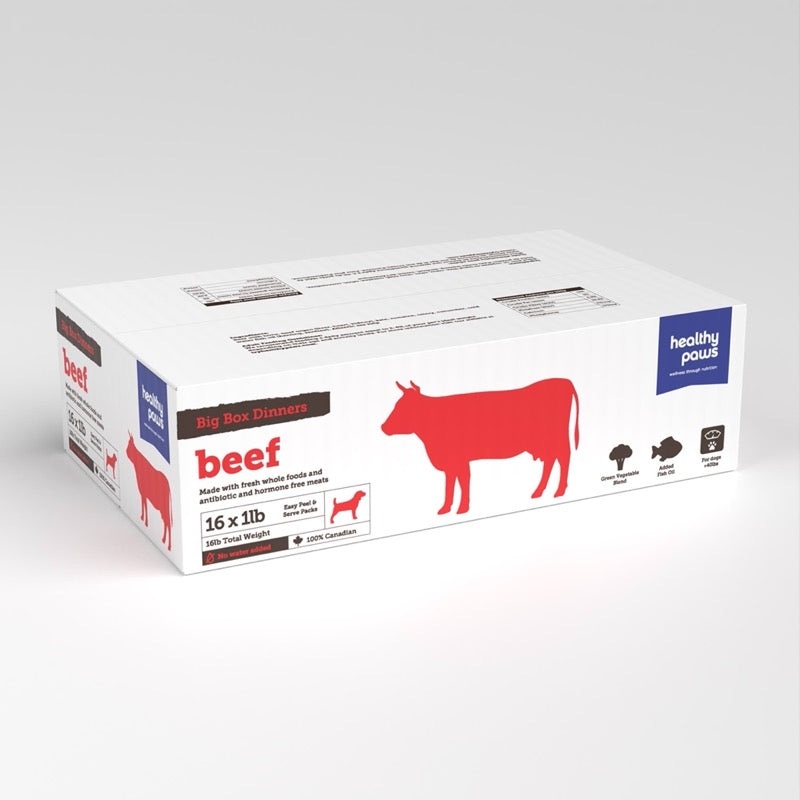 Healthy Paws Beef  Big Box Dinner