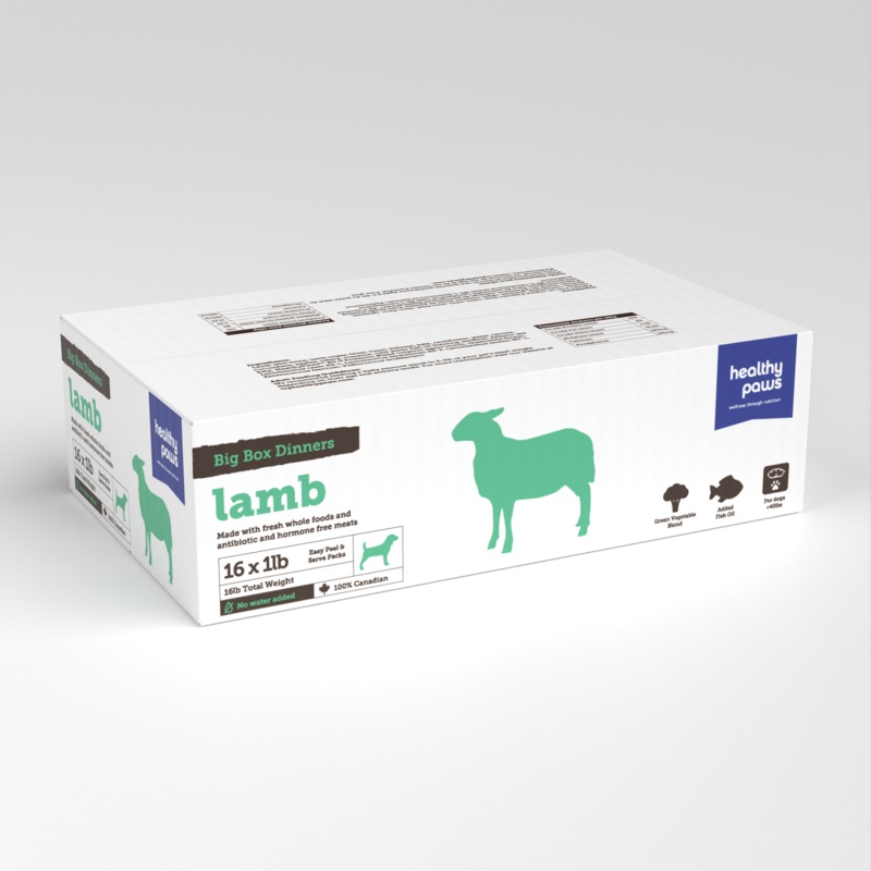 Healthy Paws Lamb  Big Box Dinner