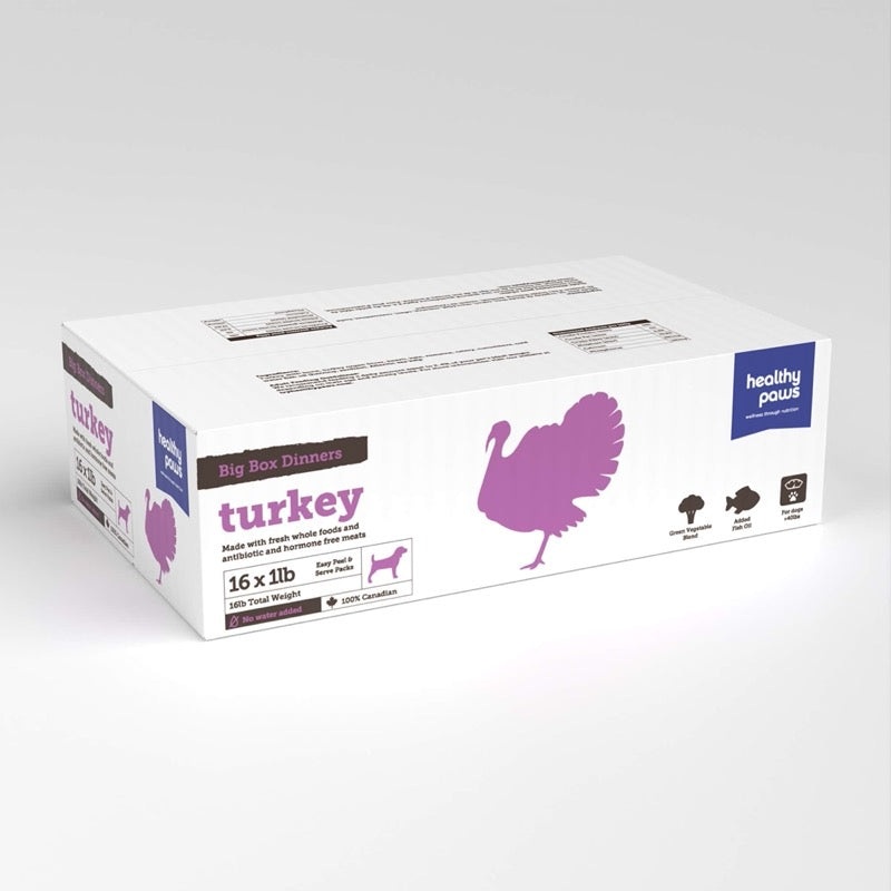 Healthy Paws Turkey  Big Box Dinner