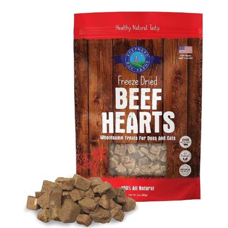 Shepherd Boy FREEZE-DRIED BEEF HEARTS