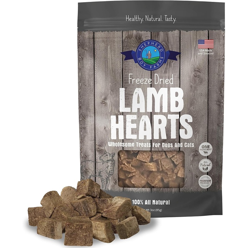 Shepherd Boy FREEZE-DRIED LAMB HEARTS